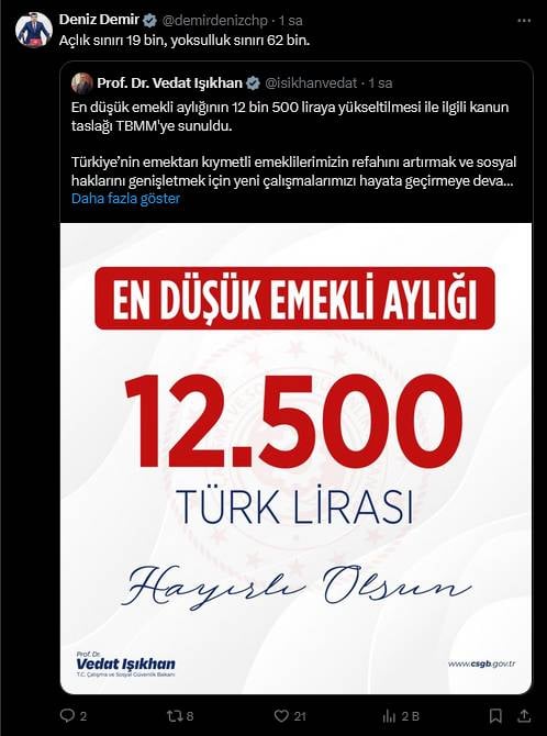 Bakanın Dalga Geçer Gibi Emekli Maaşı Paylaşımı İsyan Ettirdi 5